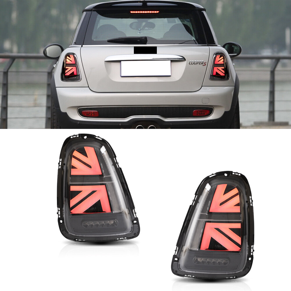 VLAND Smoked LED Tail Lights for 2007-2013 Mini Cooper R56 R57 R58 R59