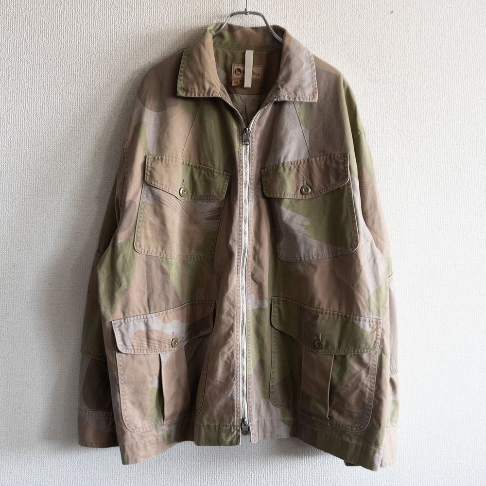 Size 50 NIGEL CABOURN LYBRO RACE JACKET CAMO 52 Hemp Nigel Cabourn Lybro Combat