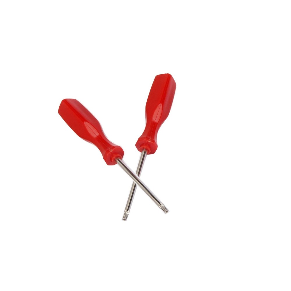 2pcs Red T8 T10 Security Screwdriver for Xbox 360 PS3 PS4 Repair Tool