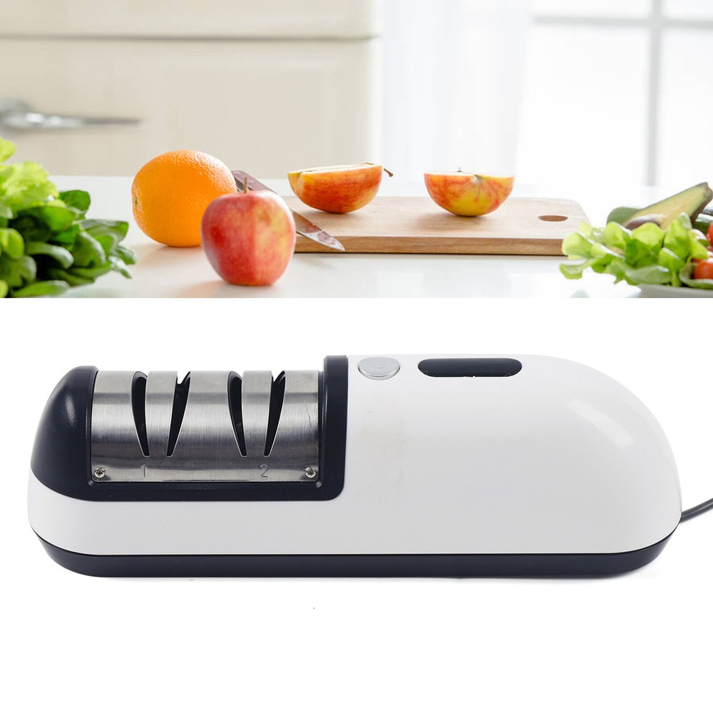 3-Speed Professional Electric Knife Sharpener for Home Kitchen Blades