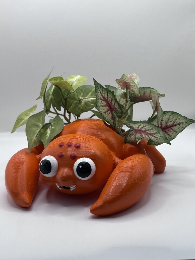 Paras Pokemon Flower Succulent Pot Planter 3D Printed Hand Painted WYSIWYG