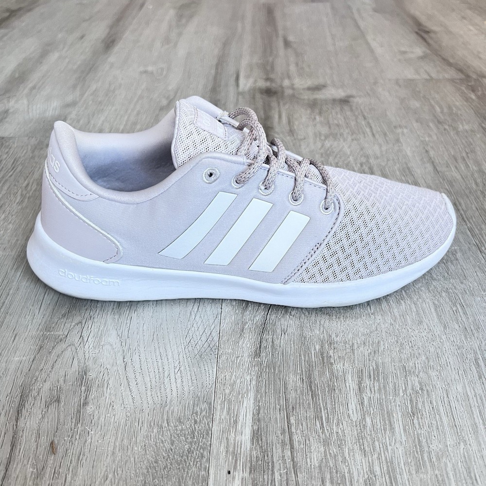 Adidas Cloudfoam QT Racer B43758 Womens 8.5 Pink Running Shoes Sneakers