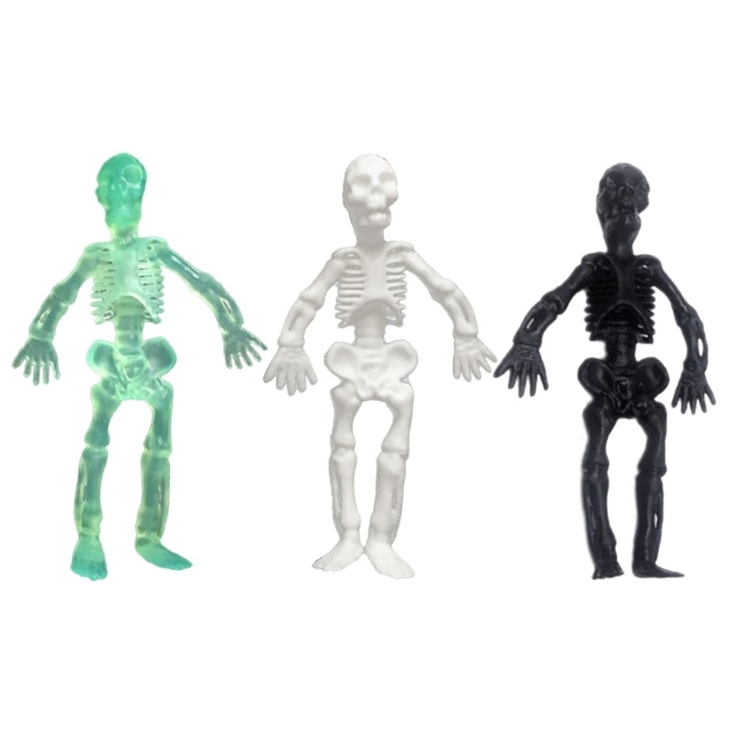 Spooky Halloween Mini Human Skeleton Toy Statue for Ornaments
