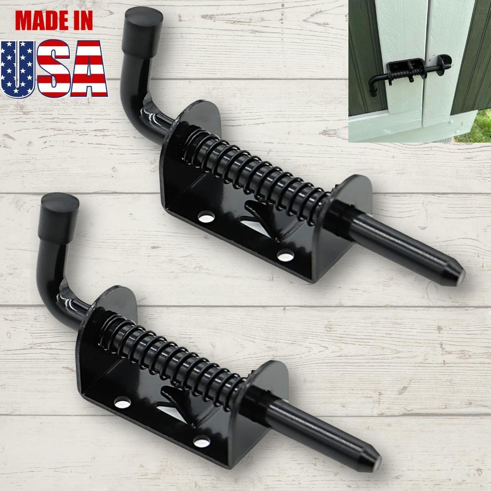 Utility Trailer Tailgate Lock Barrel Bolt Spring Pin Latch Assembly