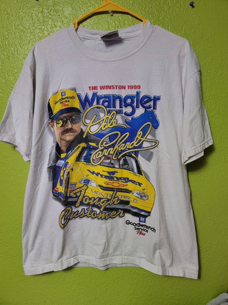 Vintage Dale Earnhardt The Winston 1999 Wrangler Nascar 2 Side Chase Made In USA