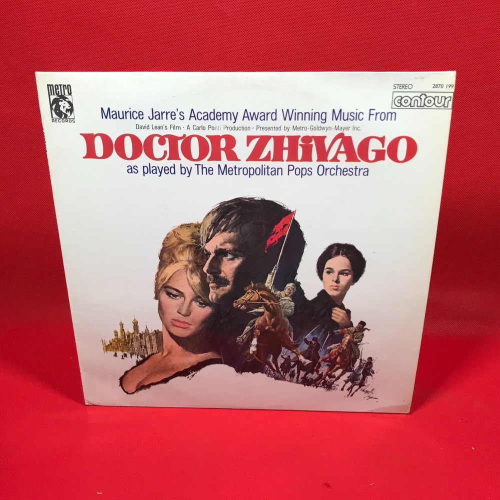 MAURICE JARRE Doctor Zhivago - 1974 UK Vinyl LP SOUNDTRACK film ost contour