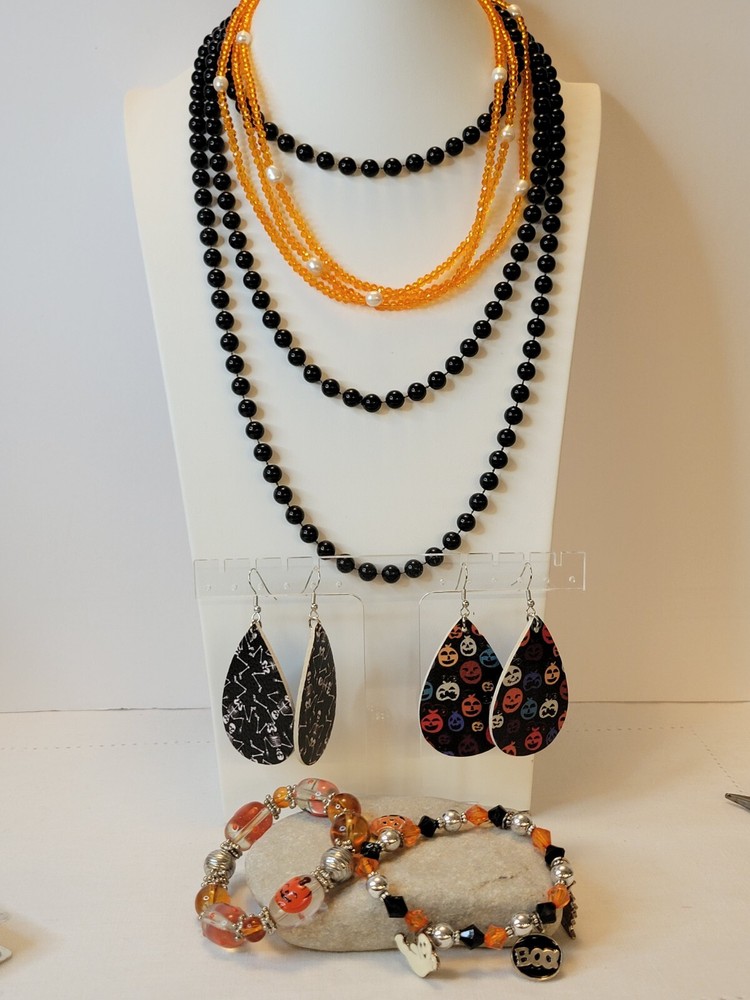 Halloween Jewelry Lot Scary Best Witches Of The Season 6 Fun Accessories!