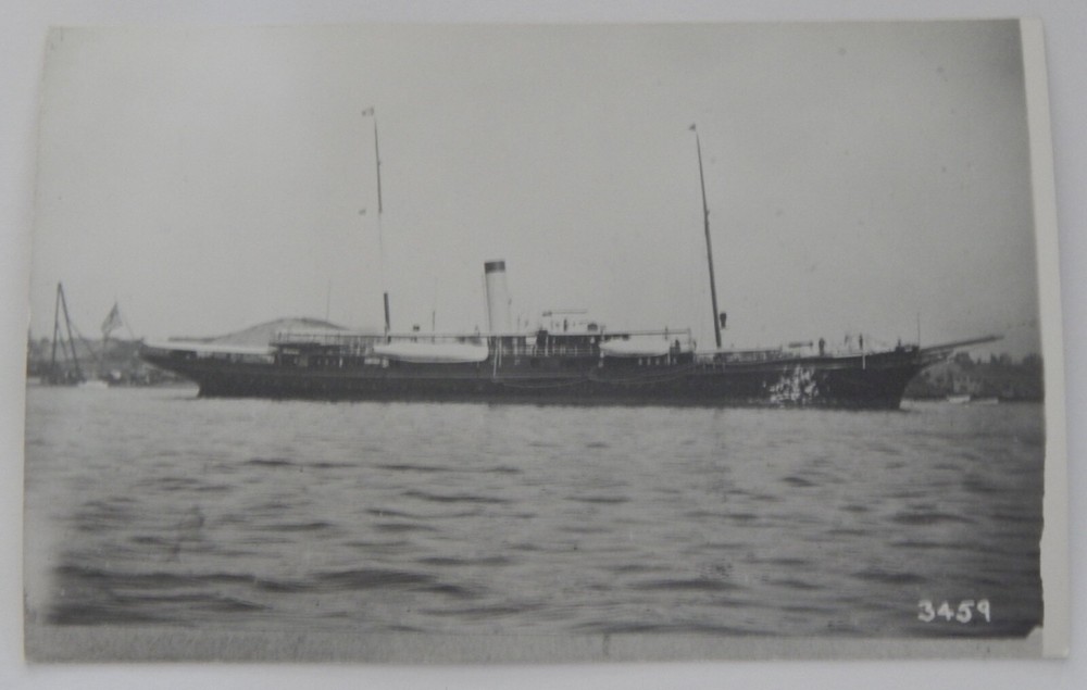 Steamship Steamer DIANA real photo postcard RPPC