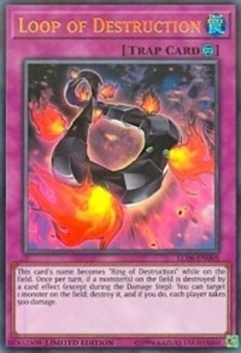 Loop of Destruction LC06-EN005 Ultra Rare Limited Edition Lightly Played