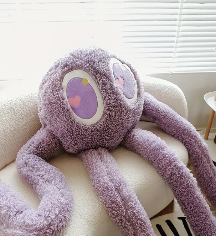 35.4-inch Adorable Long-Legged Octopus Plush