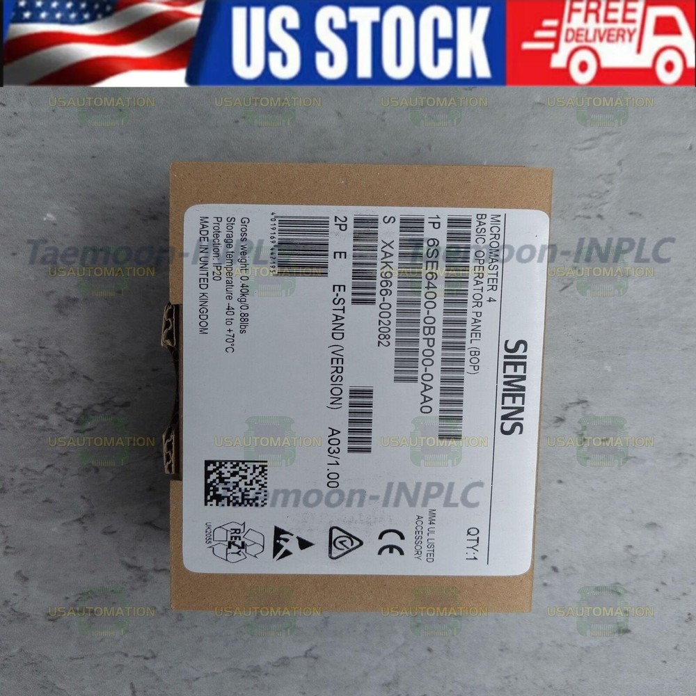 1pc Siemens 6SE6 400-0BP00-0AA0 6SE6400-0BP00-0AA0 BASIC OPERATOR PANEL