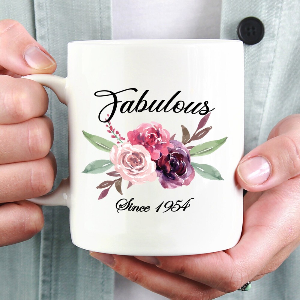 Fabulous Since 1954 Coffee Mugs Happy Birthday Gifts Grandma Birthday Ideas