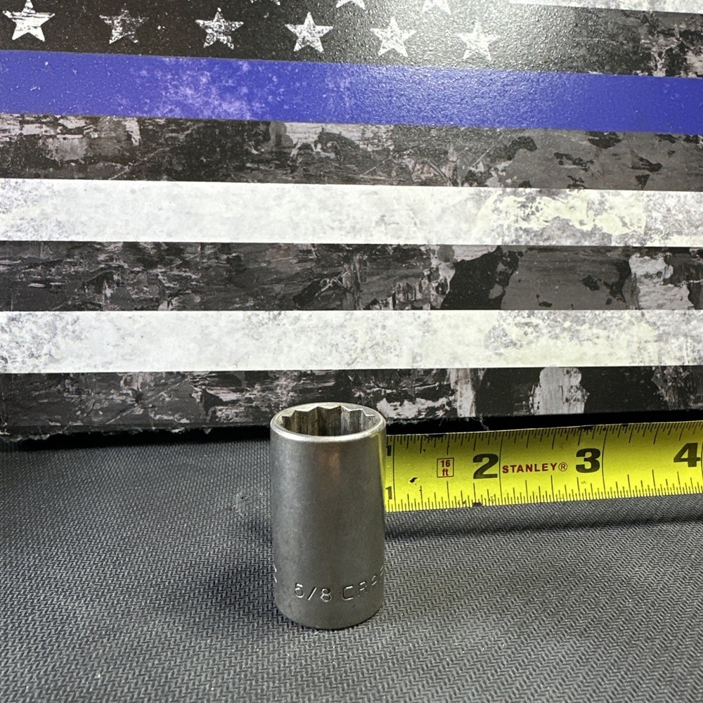 Vintage Craftsman 1/2” Drive 12 Point Deep Socket  =V= Free Ship!! 5/8