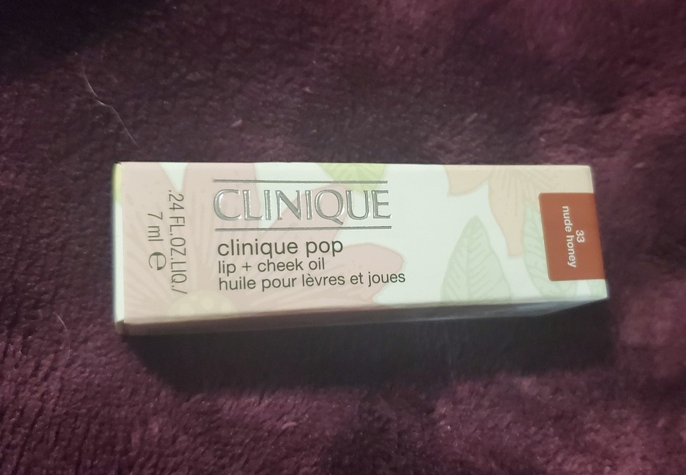 Clinique Pop Lip & Cheek Oil in Nude Honey - 2-in-1 Limited Edition
