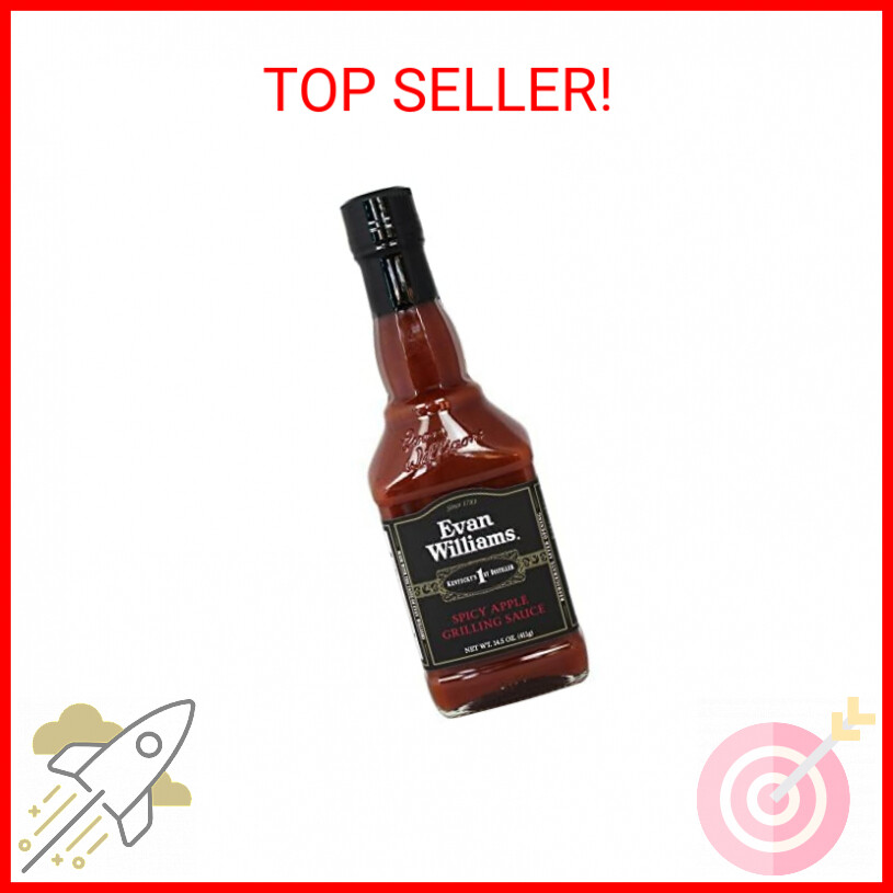 Evan Williams Spicy Apple BBQ Grilling Sauce for Bold Flavor