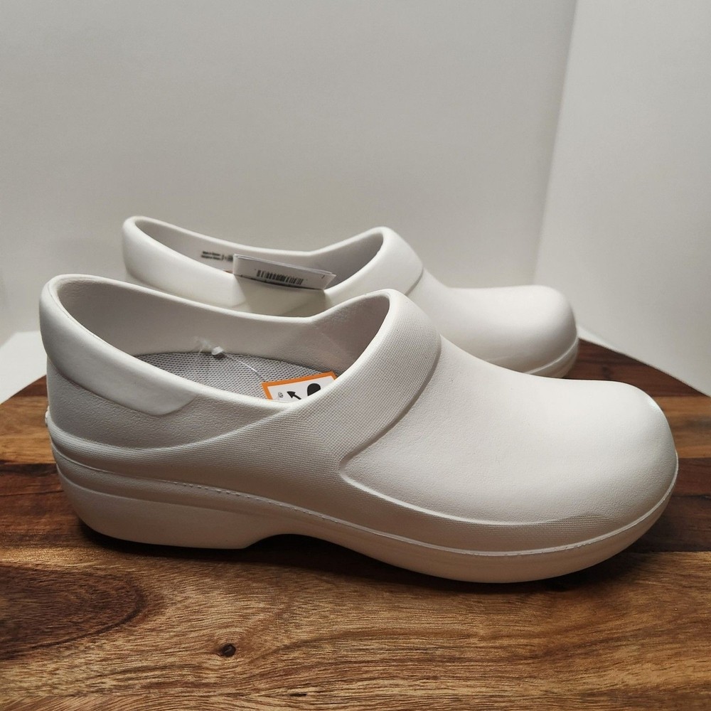 Crocs neria pro II work clog white size 10
