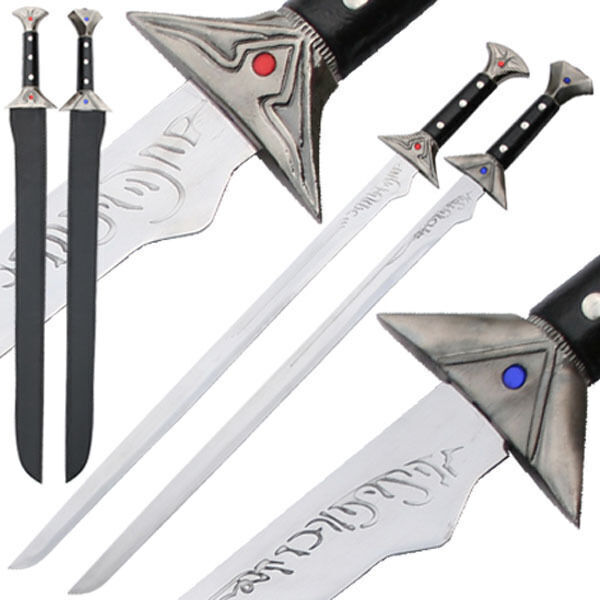 Double Icingdeath Twinkle Drizzt Do'Urden Replica Sword for Cosplay & Gaming Collectors-image