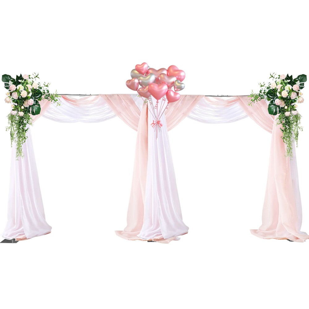 6Mx3M Telescopic Wedding Backdrop Stand for Budget-Friendly Events