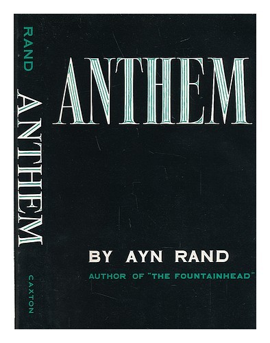 RAND, AYN Anthem 1982 Hardcover