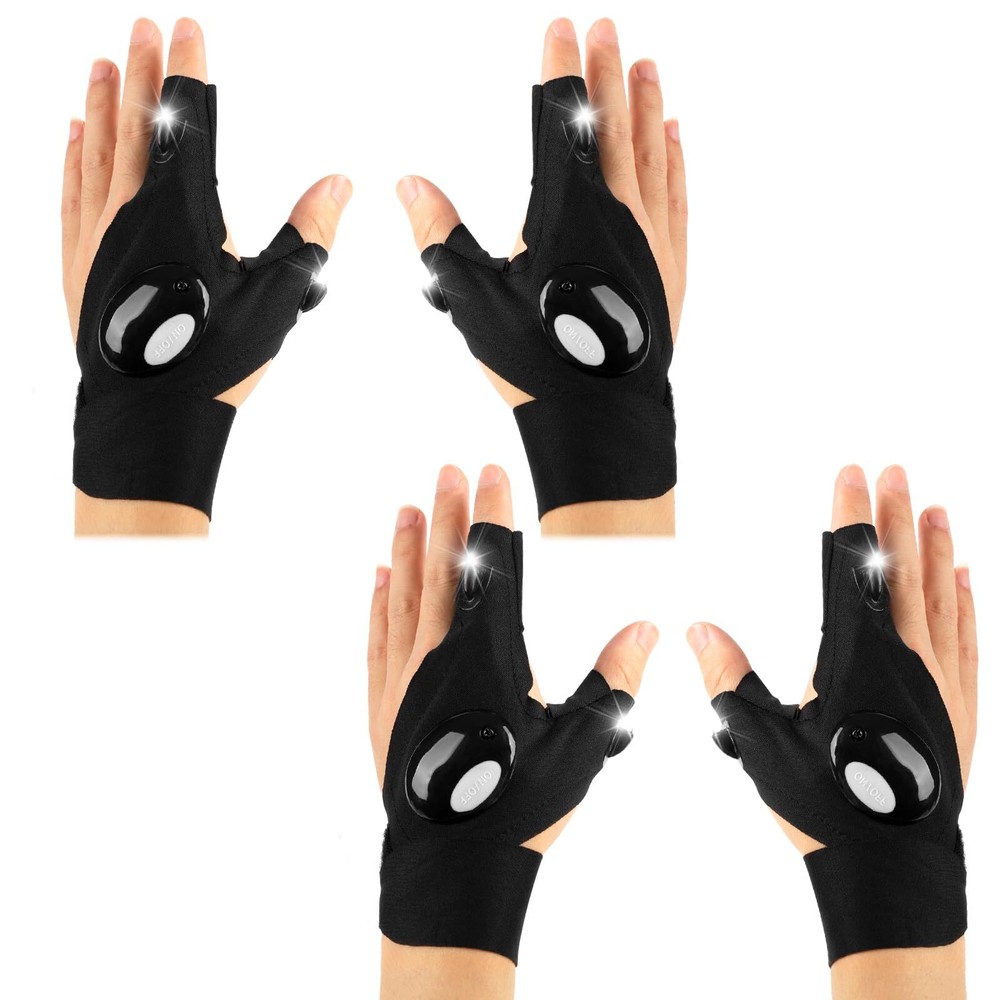 Fathers Day Dad Gifts from Daughter Son Wife LED Flashlight Gloves Gifts for ...-image