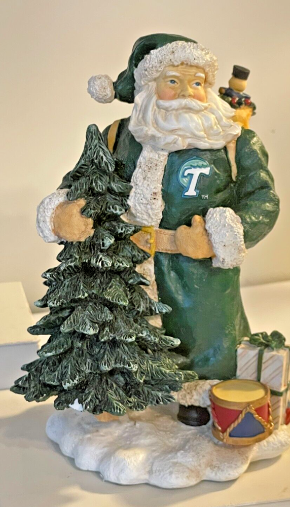 Santa Christmas Tulane University Green Wave Collegiate Collectables 2000 First
