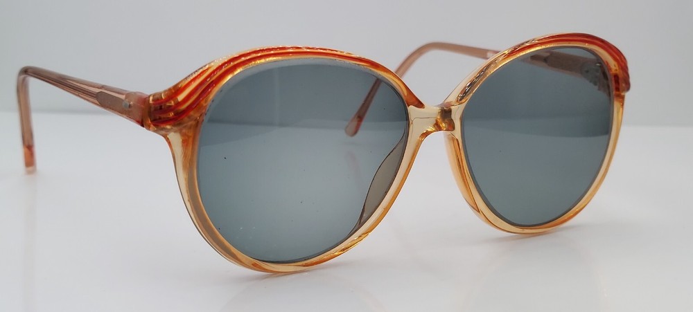 Vintage Brentwood 3252 Brown Oval Sunglasses Frames Only Hong Kong