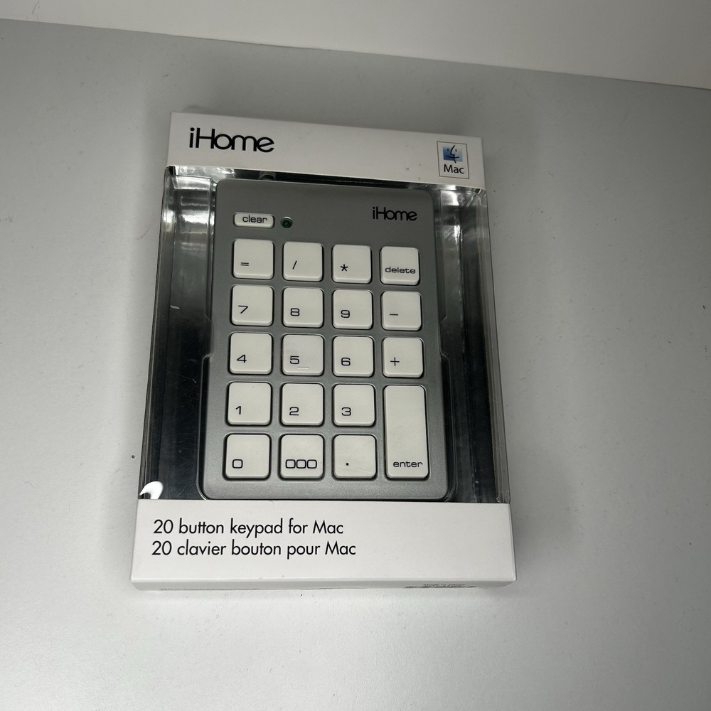 iHome Wireless Numeric Keypad Compatible with Mac