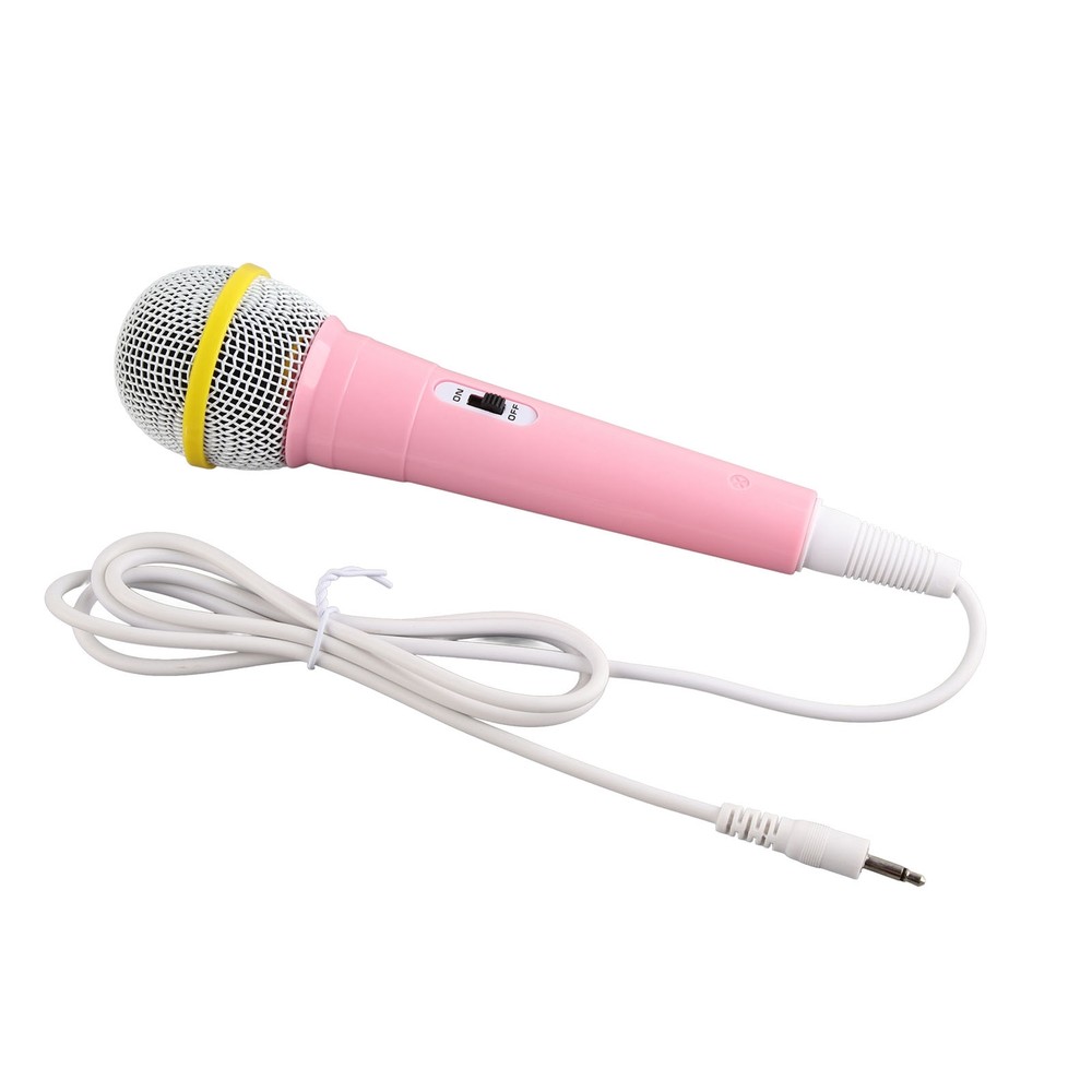 Children Wired Microphone Low Distortion Portable Music Toy For Kids Karaoke CSY