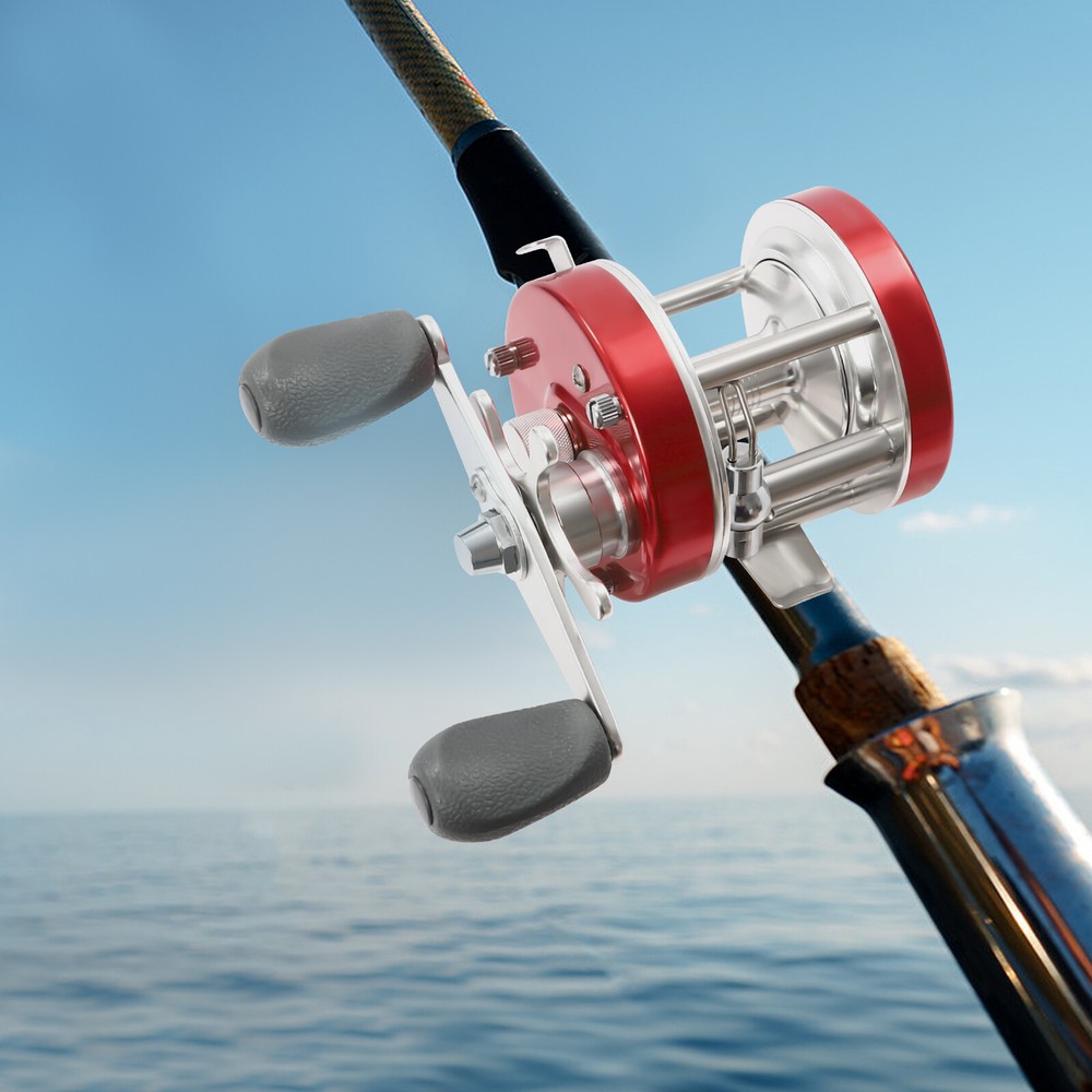 40# Baitcasting Reel, Conventional Reel for Catfish, Baitcasting Fishing Reel