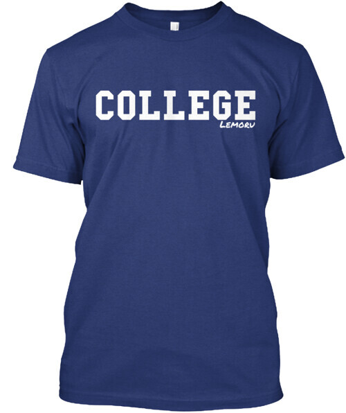 College Lemoru T-Shirt Made in the USA Size S to 5XL