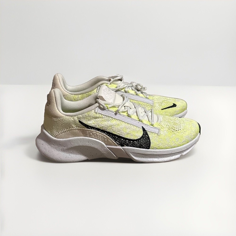 Size 7.5 - Nike SuperRep Go 3 Flyknit Next Nature White Volt