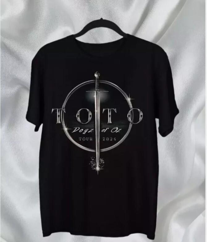 SALE Toto Band The Dogz of Oz World Tour 2024 T-Shirt .Gift Shirt Fans