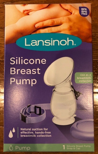 NIB Lansinoh Silicone Manual Breast Pump for Breastfeeding