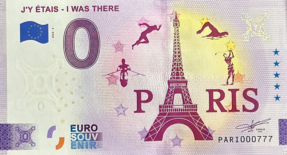 Ticket 0 Euro I Was There Olympic Games Paris 2024 Number 777