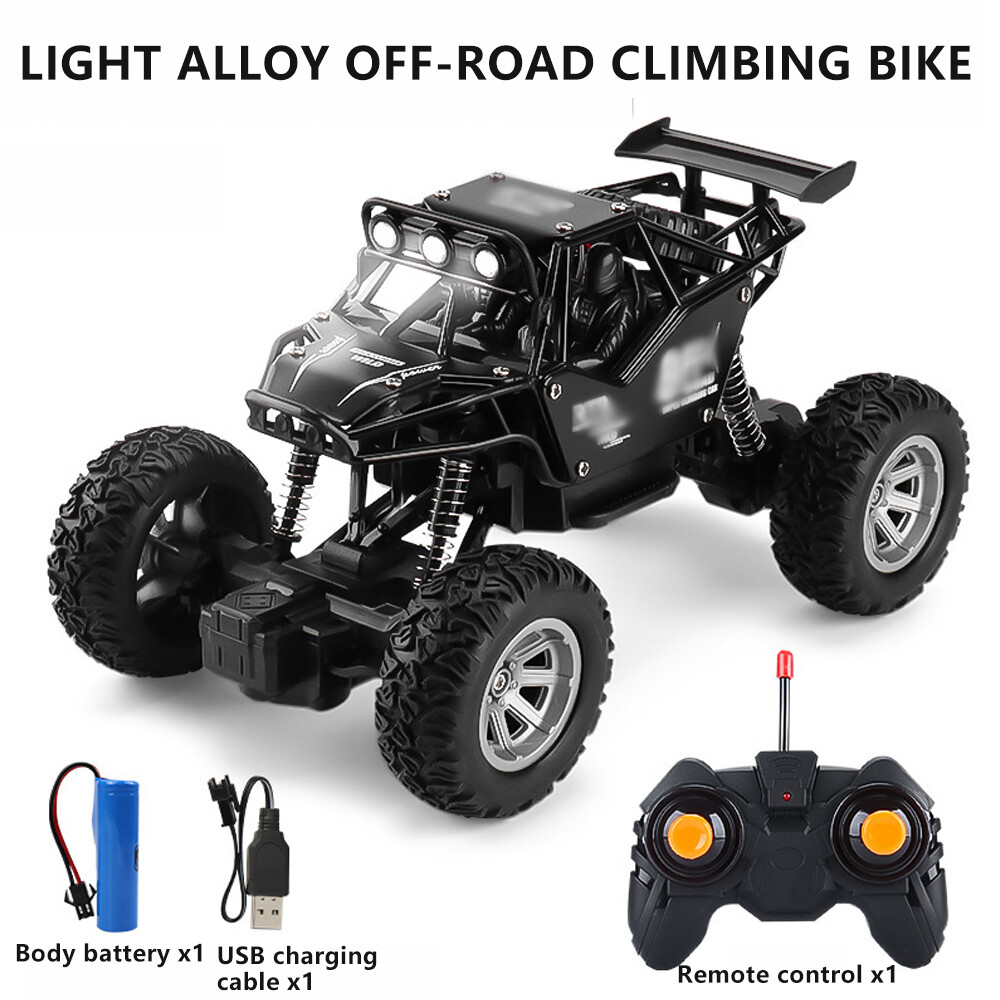 4X4 Off-Road Car: Remote Control Buggy Truck with LED Lights Gift for kids