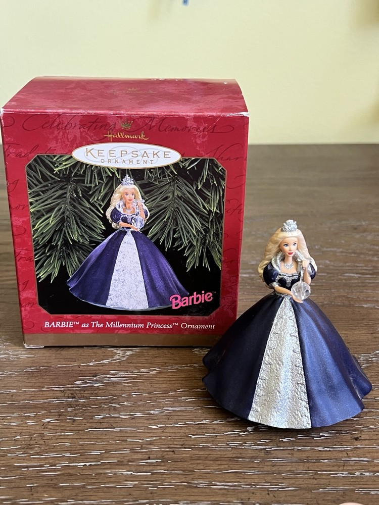 Hallmark Keepsake 1999 Barbie As The Millennium Princess Ornament NEW