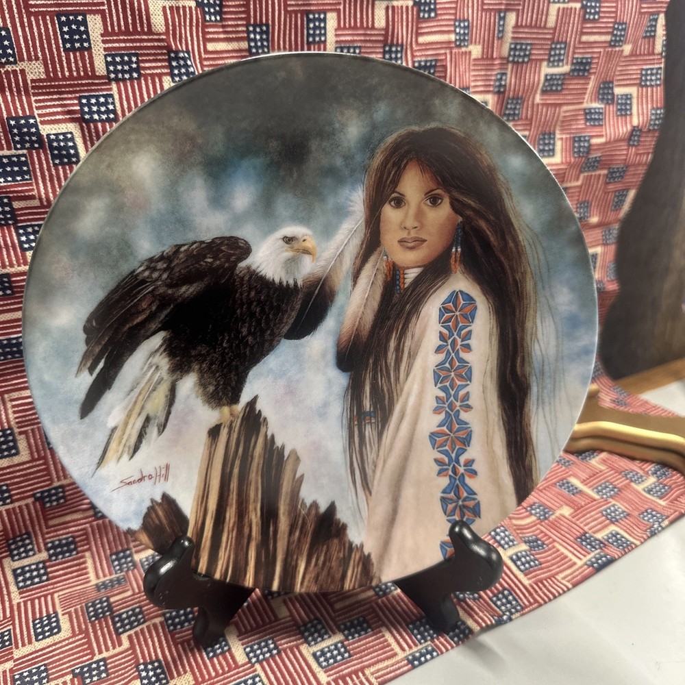 1993 Mystic Guardians Majestic Messenger Figurine by Sandra Hill Bradford Exchange