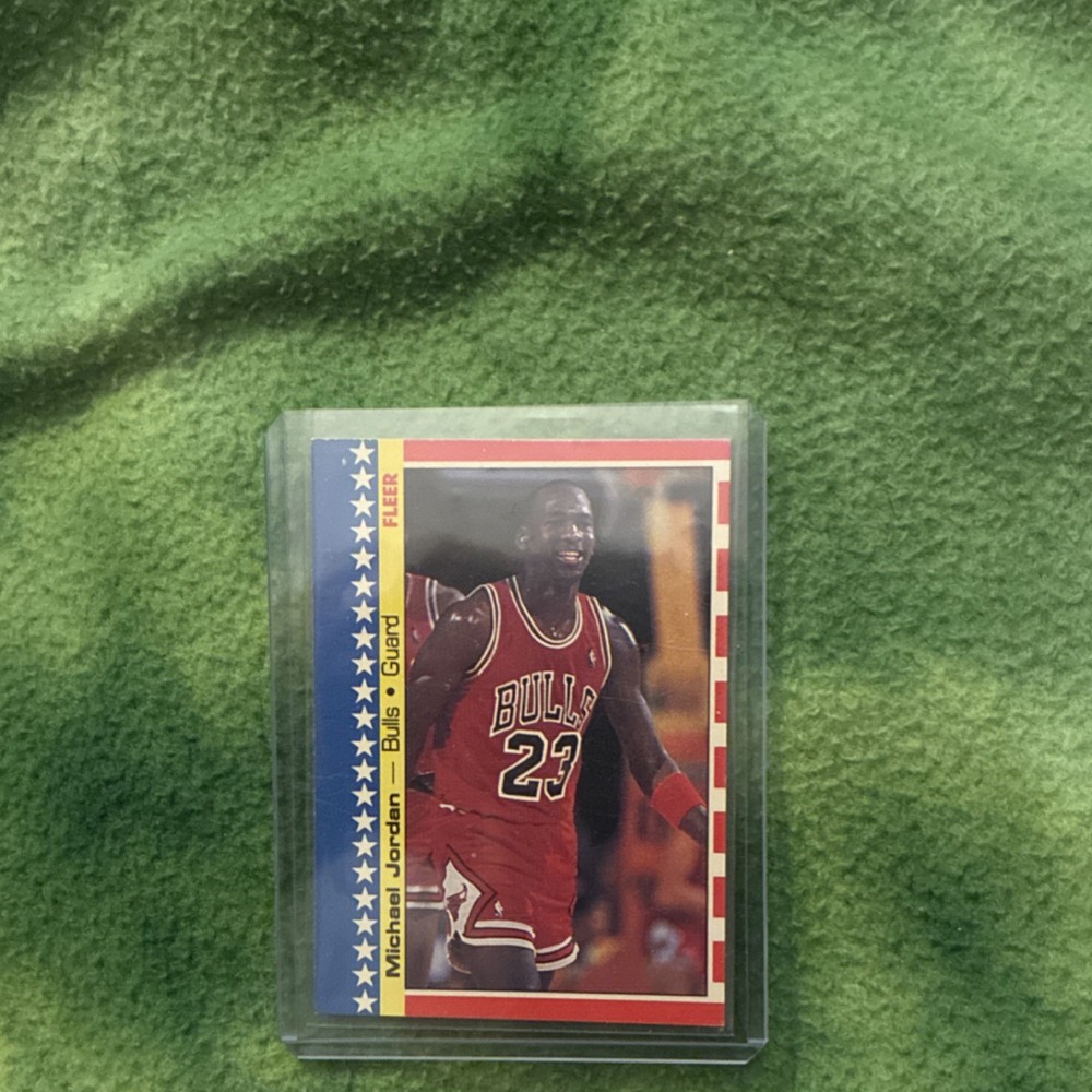 Fleer Michael Jordan 1987-88 Sticker #2 Chicago Bulls Basketball NBA