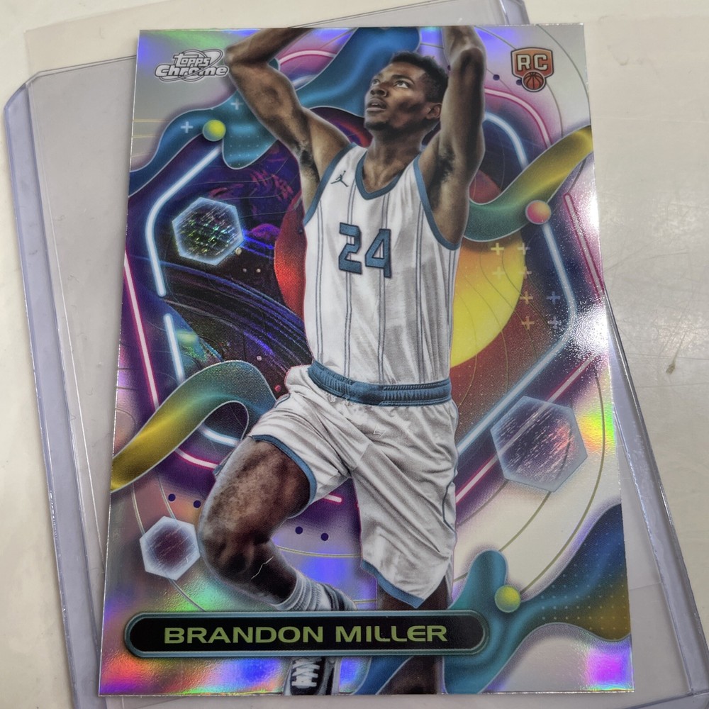 2023-24 Topps Chrome Cosmic Brandon Miller RC Refractor #152 🔥🔥🔥