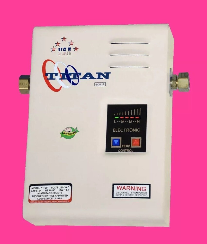 Electric SCR2 Titan N-120 Tankless Water Heater, Brand New, Free Shipping