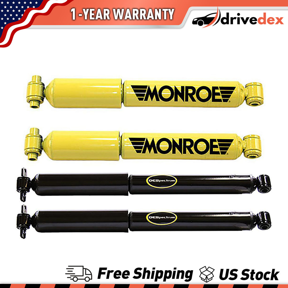 Monroe Shock Absorber Front & Rear for 2000 Cadillac Escalade