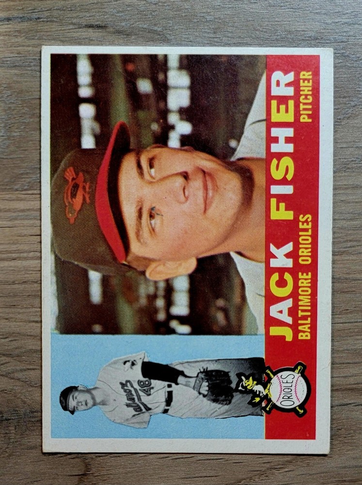 1960 Topps #46 Jerry Fisher Near Mint Vintage Baseball Card