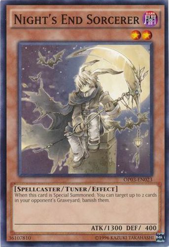 Night's End Sorcerer OP03-EN023 Common Unlimited x3 Near Mint
