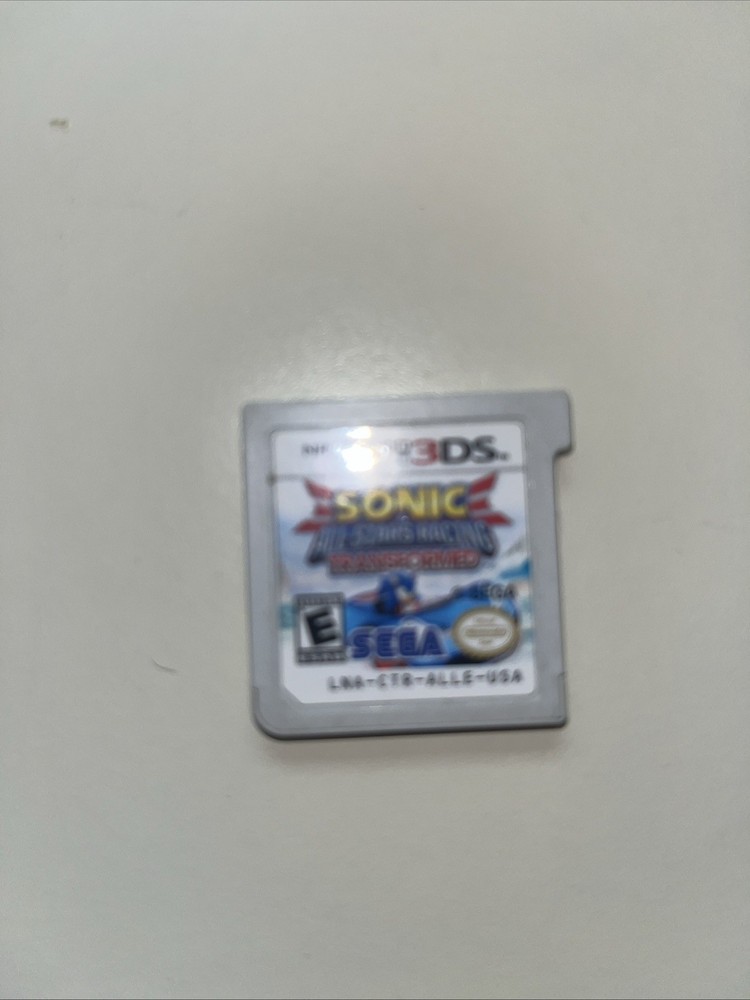 Sonic & All-Stars Racing Transformed (Nintendo 3DS, 2013) Tested *SAME DAY SHIP*