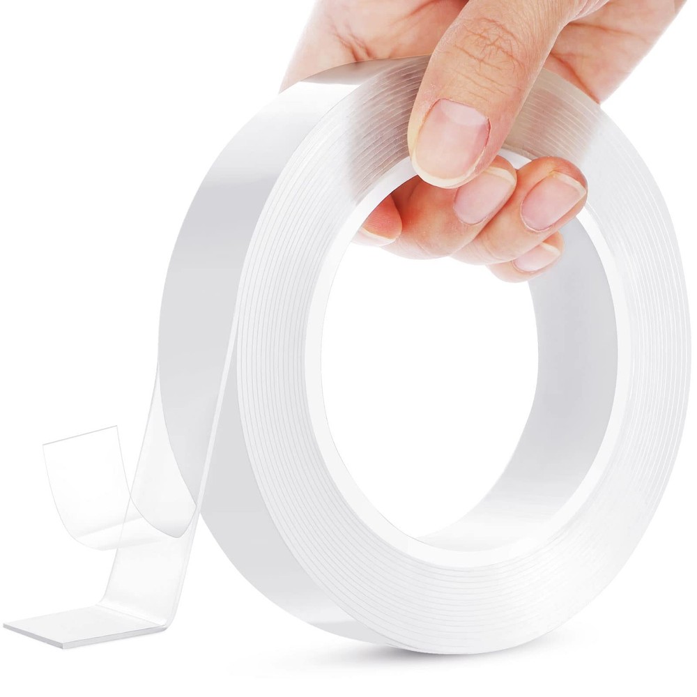 Double Sided Tape Heavy Duty, Clear Removable Mounting Tape, Multipurpose Str...