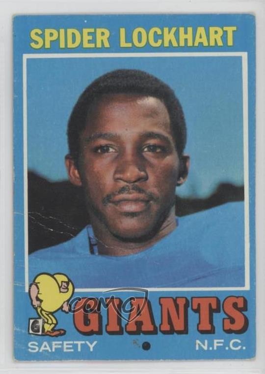 1971 Topps Spider Lockhart #128 Football Card Vintage NFL