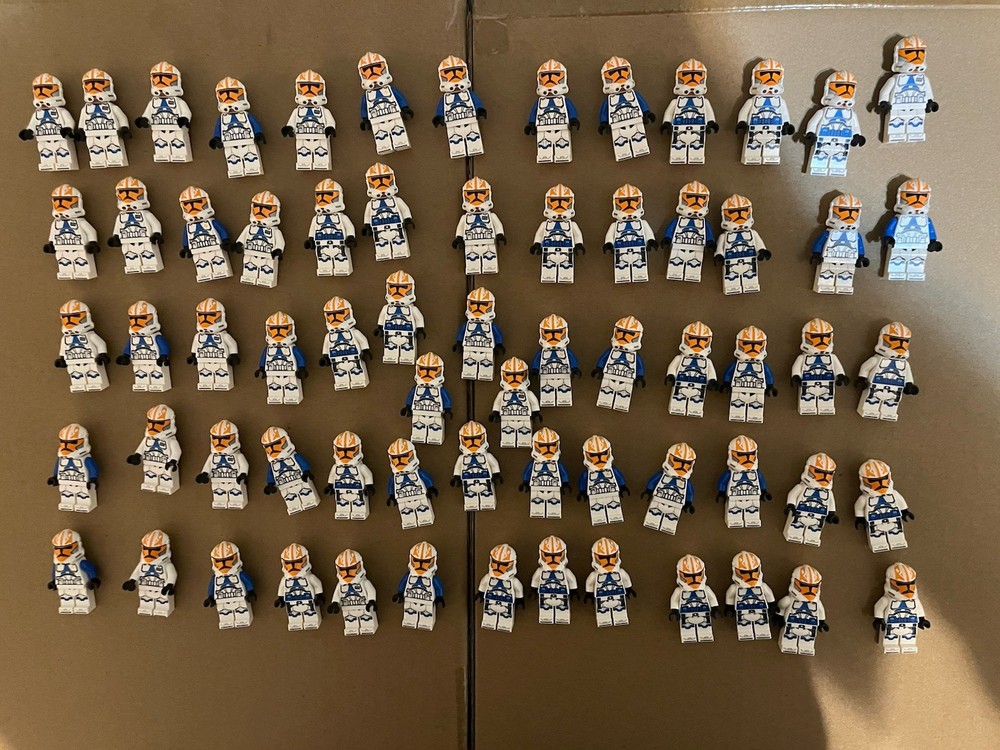 LEGO Star Wars Minifigure Lot Of 67 Clone Trooper 332nd Company New