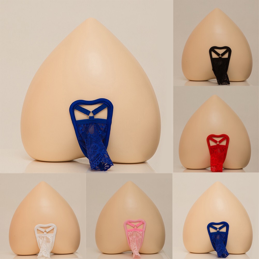 Mens Panties Sexy Lace C-String Bag Thong Briefs Briefs Lingerie Sissy Gay New