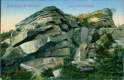 Postcard Braunlage in the Upper Harz large Wurmberg cliff (No.973)