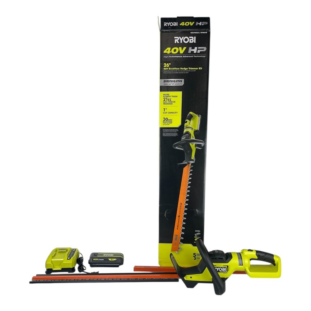 Ryobi RY40640VNM 40V Brushless Cordless Hedge Trimmer